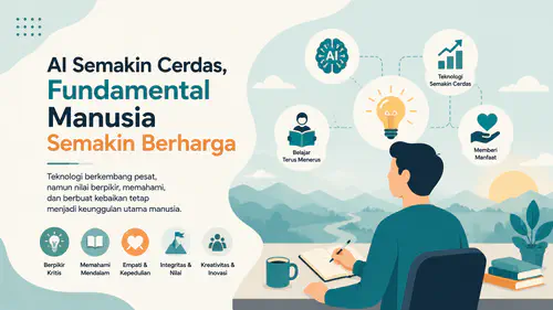 AI Semakin Cerdas, Fundamental Manusia Semakin Berharga
