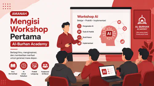 Amanah Mengisi Workshop Pertama Al Burhan Academy