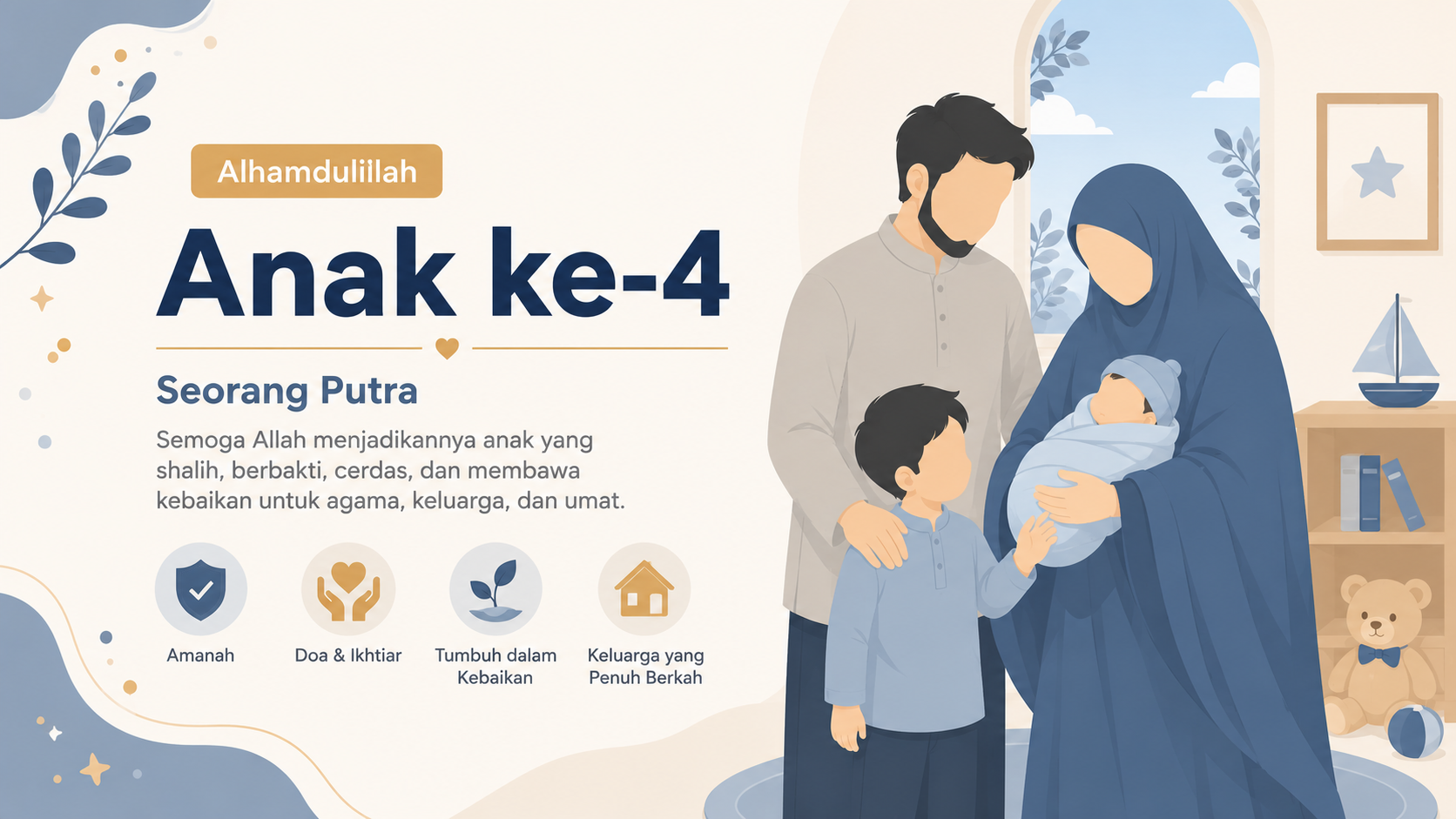 Alhamdulillah Anak ke-4, Semoga Allah Menjaganya