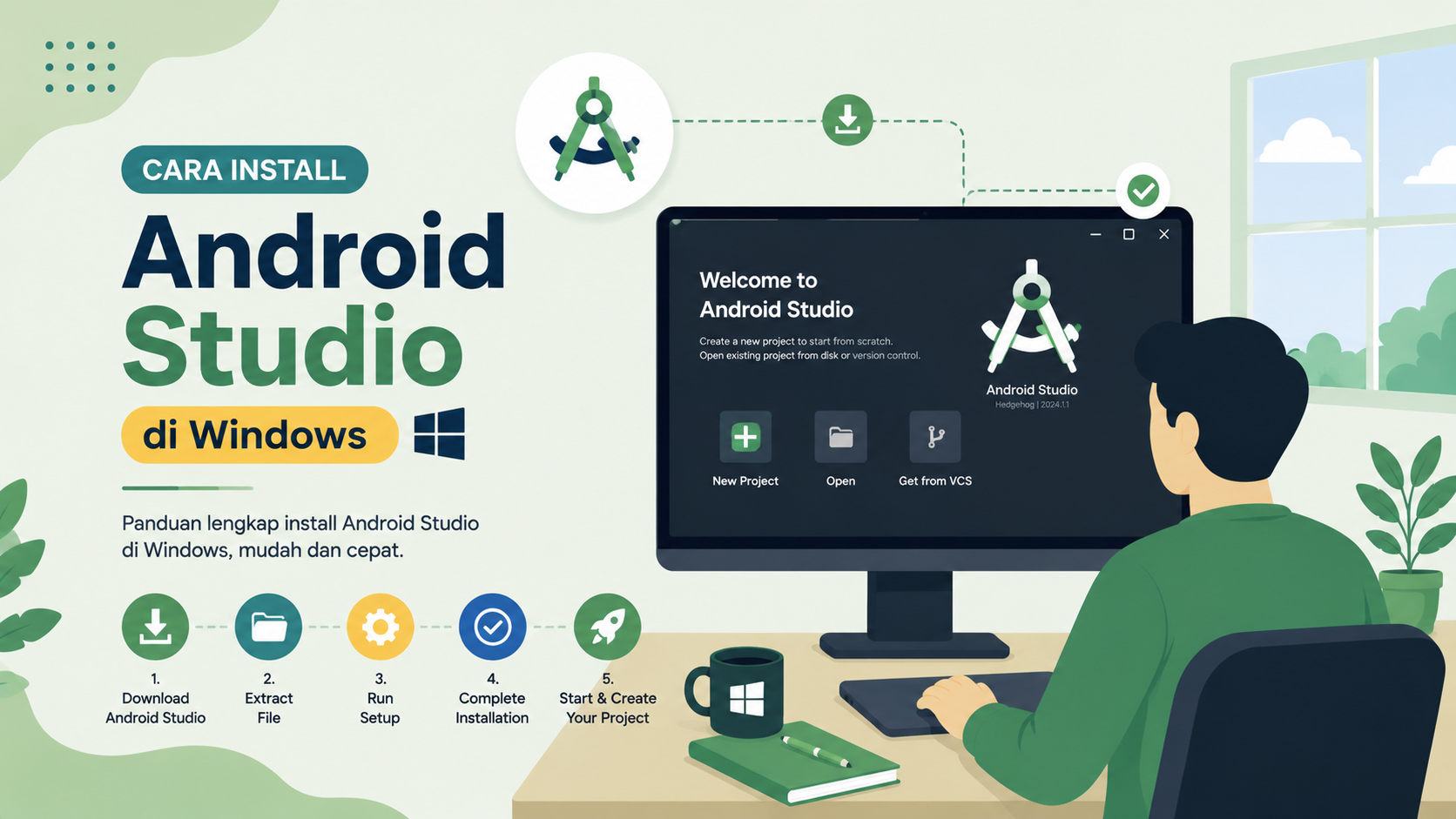 Cara Install Android Studio di Windows