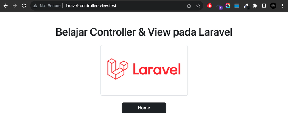 Belajar Controller dan View pada Laravel