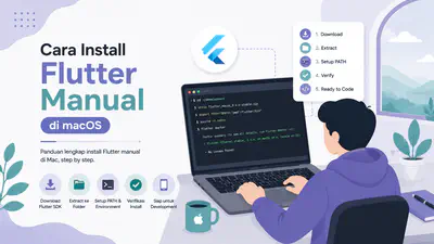 Cara Install Flutter Secara Manual di macOS (Tanpa Installer)