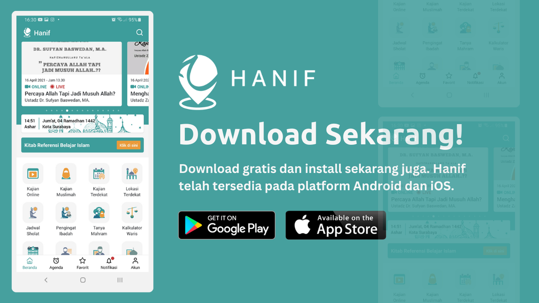 Hanif Mobile App: Temukan Kajian Islam di Sekitarmu