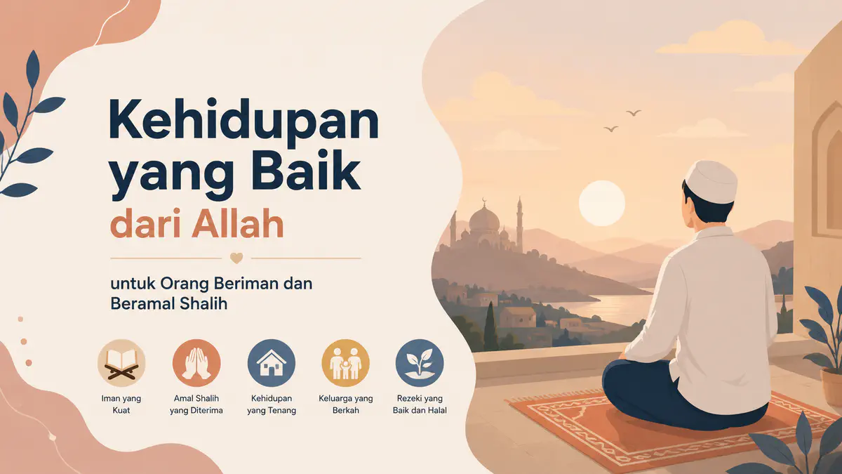 Kehidupan yang Baik dari Allah untuk Orang Beriman dan Beramal Shalih