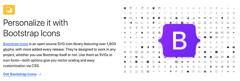 Icons Bootstrap Clone