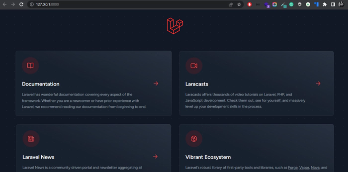 Laravel Home