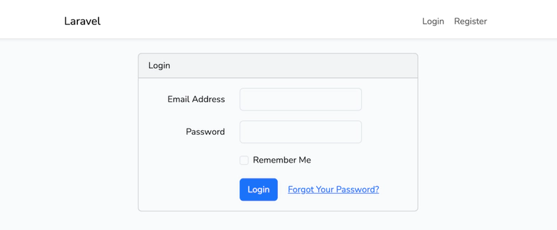 Laravel Login